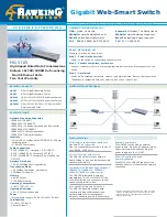 Preview for 2 page of Hawking HGS16S Specification