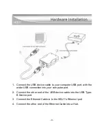 Предварительный просмотр 5 страницы Hawking HGU1 Quick Installation Manual