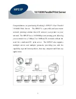 Preview for 2 page of Hawking HPS1P Quick Installation Manual