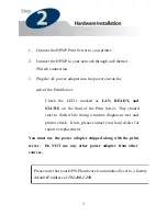 Preview for 4 page of Hawking HPS1P Quick Installation Manual