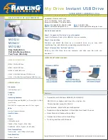 Предварительный просмотр 2 страницы Hawking My Drive MD128U Specifications