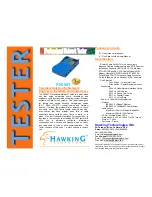 Предварительный просмотр 1 страницы Hawking PN100T Specifications