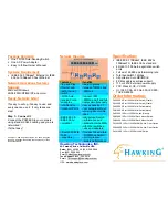 Предварительный просмотр 2 страницы Hawking PN108ES Specifications