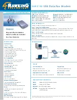 Preview for 2 page of Hawking PN580U Specifications