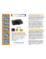 Preview for 1 page of Hawking PN9225 Specifications