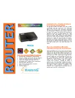 Предварительный просмотр 1 страницы Hawking PN9230 Specifications