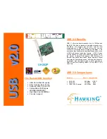 Preview for 1 page of Hawking UH202P Specifications