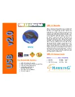 Hawking UH214 Specifications предпросмотр