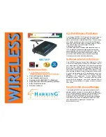 Предварительный просмотр 1 страницы Hawking WA739P Specifications