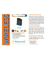 Hawking WU250 Specifications предпросмотр