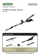 Hawksmoor 1010W User Instructions preview