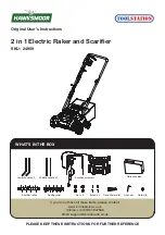 Hawksmoor TOOLSTATION 24959 Manual preview