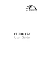 hawksweep HS-007 Pro User Manual preview