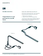 Предварительный просмотр 1 страницы Haworth LIM Assembly Instructions