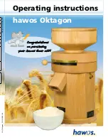 Предварительный просмотр 1 страницы hawos Oktagon 1 Operating Instructions