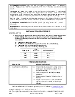 Preview for 2 page of Haws 1107L Installation, Operation & Maintenance Instructions