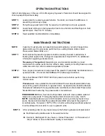 Предварительный просмотр 4 страницы Haws 7501 Nstallation, Operation & Maintenance Instructions