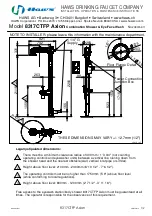 Предварительный просмотр 1 страницы Haws 8317CTFP Axion Manual