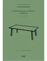 Hay COPENHAGUE DEUX CPH250 Instruction Manual preview