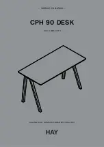 Preview for 1 page of Hay CPH 90 DESK Instruction Manual