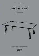 Preview for 1 page of Hay CPH DEUX 250 Instruction Manual