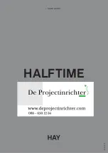 Предварительный просмотр 1 страницы Hay HALFTIME Manual