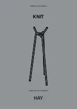 Hay KNIT Instruction Manual предпросмотр