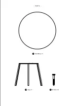 Preview for 3 page of Hay LOOP STAND ROUND TABLE Instruction Manual