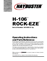 Preview for 3 page of Haybuster ROCK-EZE H-106 Operating Instructions And Parts Reference