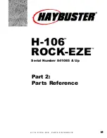 Preview for 39 page of Haybuster ROCK-EZE H-106 Operating Instructions And Parts Reference