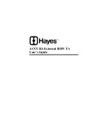 Hayes ACCURA External ISDN TA User Manual preview