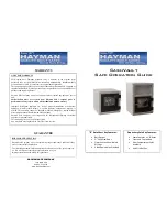 Hayman CV 14 Operation Manual preview