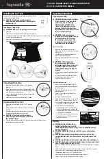 Preview for 8 page of hayneedle BELHAM LIVING GAD17321HN Owner'S Manual