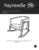 hayneedle Belham Living Rowan Tub Rocking Chair REDU071-1 Manual предпросмотр