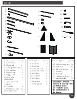 Preview for 3 page of hayneedle Belham Living Santa Clara Hexagonal Polycarbonate Gazebo Manual