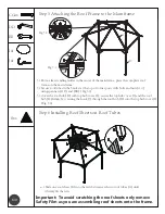 Preview for 6 page of hayneedle Belham Living Santa Clara Hexagonal Polycarbonate Gazebo Manual