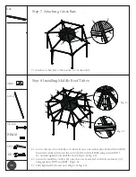 Preview for 7 page of hayneedle Belham Living Santa Clara Hexagonal Polycarbonate Gazebo Manual