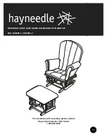 hayneedle Glider and Ottoman DAS005-1 Manual предпросмотр