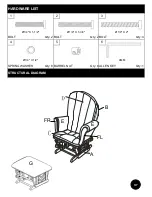 Предварительный просмотр 3 страницы hayneedle Glider and Ottoman DAS005-1 Manual