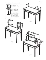 Предварительный просмотр 3 страницы hayneedle ID591-1 Assembly Instructions