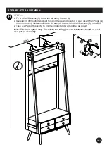 Предварительный просмотр 9 страницы hayneedle Mid Century Modern Finn Hall Tree REDU134-1 Manual