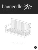 hayneedle NWF004-2 Assembly Instructions Manual предпросмотр