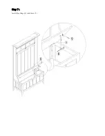 Предварительный просмотр 9 страницы hayneedle Richland Mini Hall Tree LFY103-1 Assembly Instructions Manual