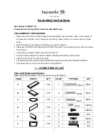 Предварительный просмотр 1 страницы hayneedle SBP001-1/2 Assembly Instructions Manual