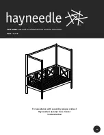 hayneedle TDJ166 Assembly Instructions предпросмотр