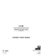 Hayter 13/30 Instruction Book preview