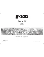 Hayter Harrier 56 560G Owner'S Handbook Manual preview