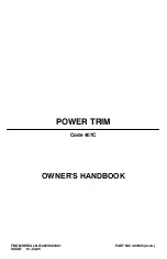 Hayter Power Trim 407C Owner'S Handbook Manual preview