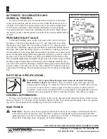 Preview for 16 page of Hayward ABG135 Service & Installation Manual