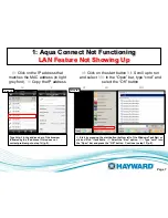 Предварительный просмотр 9 страницы Hayward AQ-CO-HOMENET Diagnostic Manual